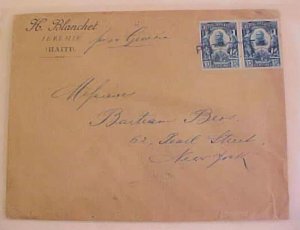 HAITI UNLISTED COVER PAQUEBOT B/S NEW YORK 1905