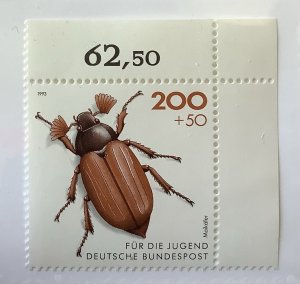 Germany 1993 Scott B749 MNH - 200+50pf,  Beetles, Maikafer