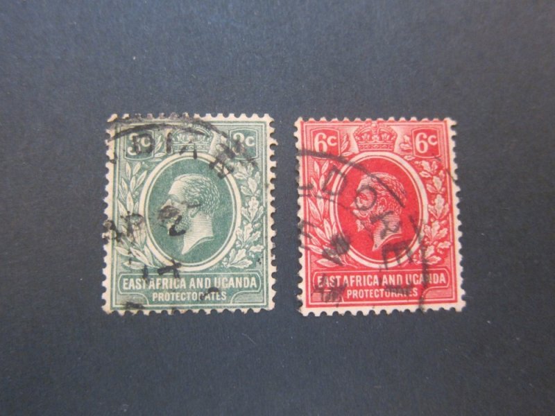 East Africa Uganda 1912 Sc 41-2 FU