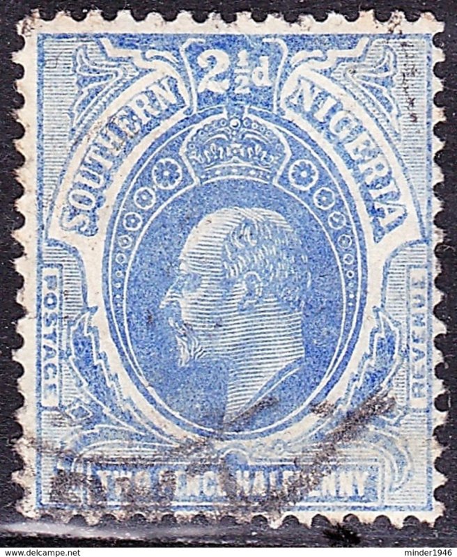 SOUTHERN NIGERIA 1909 KEDVII 2.5d Blue SG36 Used