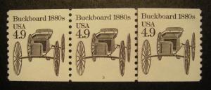 Scott 2124, 4.9 cent Buckboard, PNC3 #3, MNH Transportation Beauty