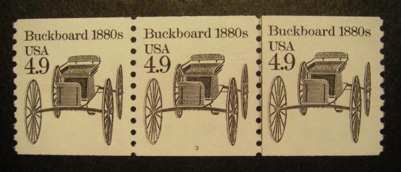 Scott 2124, 4.9 cent Buckboard, PNC3 #3, MNH Transportation Beauty