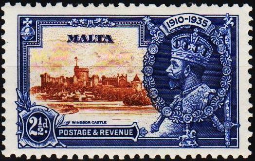 Malta.1935 2 1/2d S.G.211 Mounted Mint