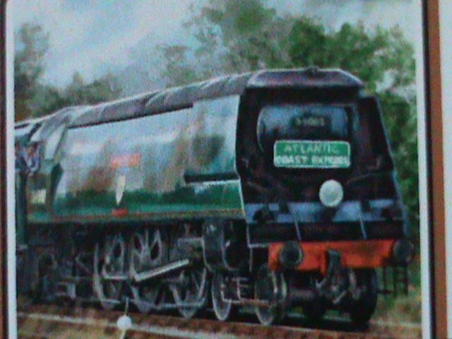 ​MALDIVES-2017- STEAM TRAINS-CTO SHEET VERY FINE LAST ONE  FANCY CANCEL