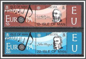 Isle Of Man #282-283 Europa Composers Complete Set MNH
