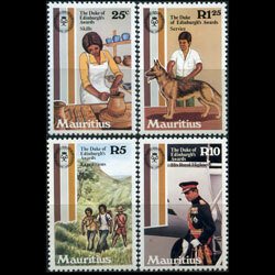 MAURITIUS 1981 - Scott# 533-6 Duke Edinburgh Set of 4 NH