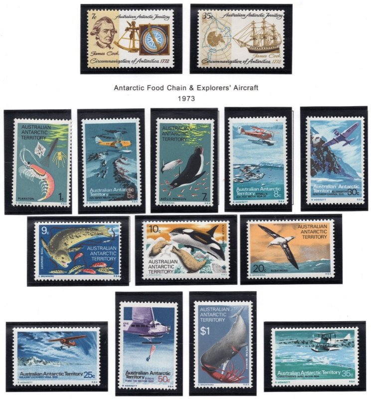 AUSTRALIAN ANTARCTIC TERRITORY 1957-2004 COLLECTION OF 100+ MOSTLY MINT SETS