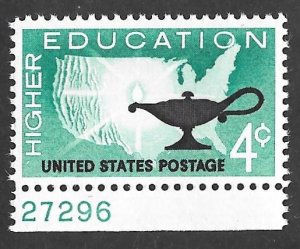 1206 4 cents Higher Education (1962) Stamp mint OG NH EGRADED VF-Xf 86