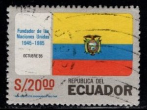 Ecuador -  #1105 National Flag - Used