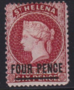 St Helena 1882 SC 28 MLH 