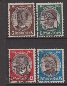 Germany -Scott 432-435 - General Issues -1934 -  Used- Set of 4 Stamps