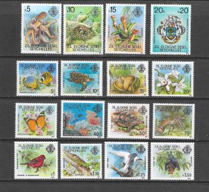 FISH - ZIL ELOIGNE SESEL #1-16  MNH