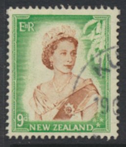 New Zealand  SC# 296  SG 731 Used   QE II Definitive 1954  see details & Scans