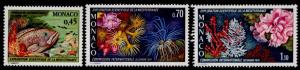 Monaco 928-30 MNH Marine Life, Fish, Coral