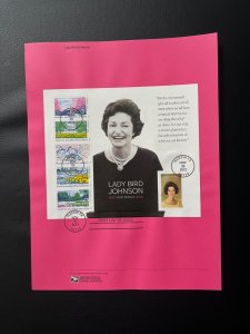 United States Scott 4716 lady bird Johnson first day issue