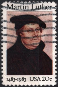 SC#2065 20¢ Martin Luther Single (1983) Used