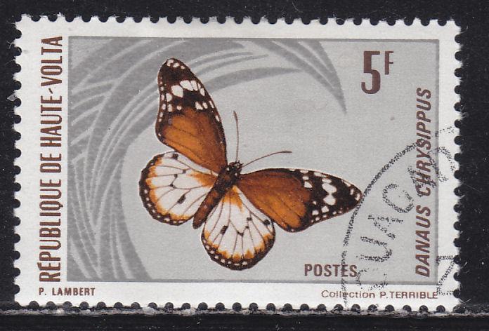 Burkina Faso 247 Danaus Chyrsippus 1971