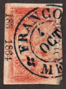 Mexico (1864) - Scott # 25,   Used