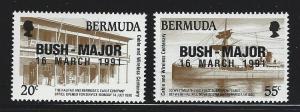 Bermuda mnh SC  605 - 606