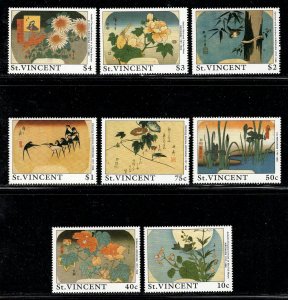 ST. VINCENT SC# 1194-1201 FVF/MNH