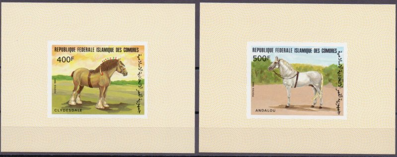 Comoro Islands. 1983. 699-706 8LB. Horses. MNH.