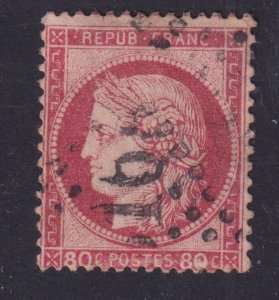 FRANCE, 1872 Thick Figures, Ceres, 80c. Carmine, used.