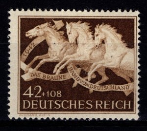 Germany 1942 Brown Ribbon & Hitler Culture Fund, 42pf + 108pf [Unused]