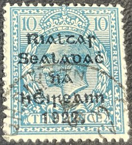 IRELAND # 34-USED--SINGLE--1922