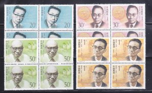 China PRC 2416-2419 Block Of 4 Set MNH Famous Men