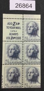 US STAMPS #1213a MINT OG NH  SLOGAN 3 $3 LOT #26864