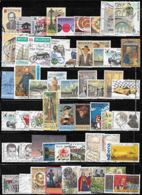 Belgium collection of 1326 DIFFERENT 2017 SCV $825.00 + -see descrip. -price cut