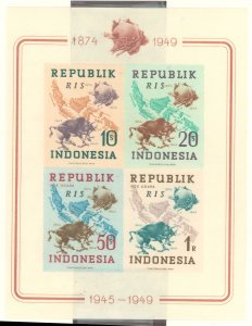 Indonesia #650 Unused Souvenir Sheet