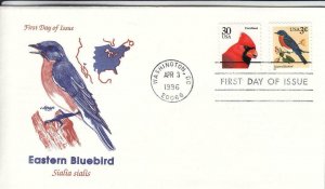 1996, Eastern Bluebird, Artmaster, FDC (D14923)