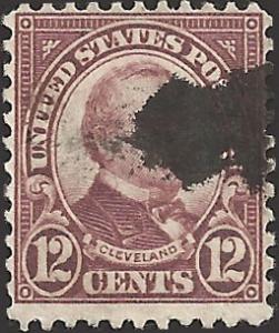 # 693 Used Brown Violet Grover Cleveland