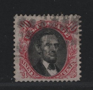 122 VF-XF used neat light cancel with nice color cv $ 2000 ! see pic !