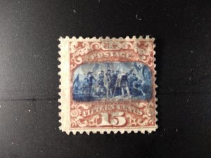 US #118 used e23.5 14828