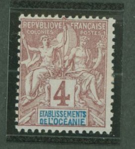 French Polynesia #3 Unused Single