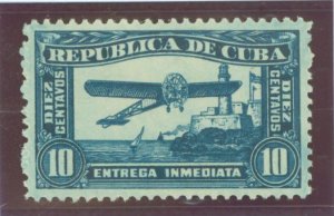 Cuba #E6  Single (Airplane)