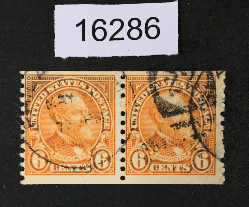 MOMEN: US STAMPS # 723 PAIR USED LOT #16286