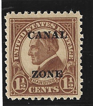 Canal Zone Scott #72 Mint NH  1 1/2c Flat Top A O/P 2019 CV $3.25