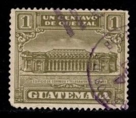 Guatemala - #RA2 Telegraph Building - Used