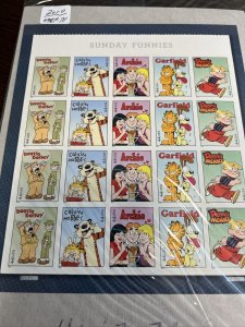 SCOTT#4467 - 4471 SHEET OF 20-SUNDAY FUNNIES STAMPS 44 CENT MNH-NIP-2010