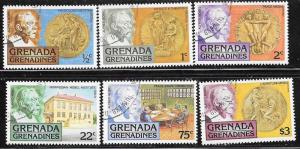 Grenada Grenadines #256-261 Medals -Set- (CTO) CV$1.65