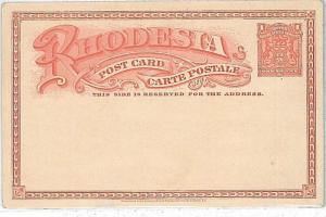 15351 - RHODESIA -  POSTAL STATIONERY card