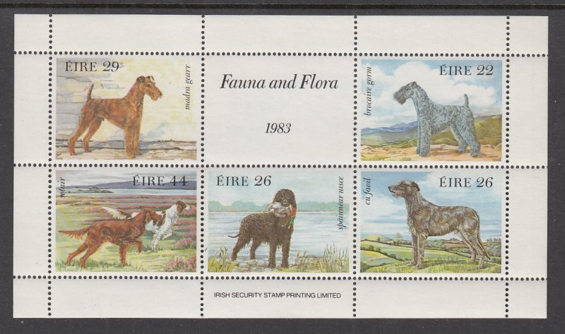 Ireland 567a Dogs Souvenir Sheet MNH VF