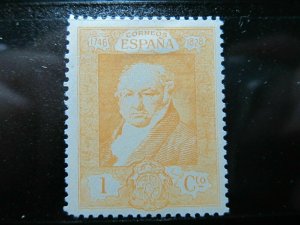 Spain Spain España Spain 1930 Goya 1c fine MH* stamp A4P13F413-