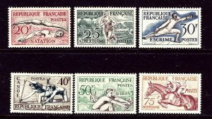 France 700-05 MNH 1953 Sports    (ap4276)