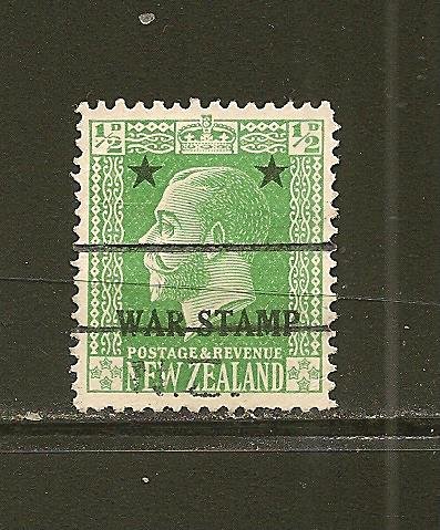 New Zealand MR1 War Tax 1915 Used