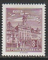 1965 Austria - Sc 701 - MNH VF - 1 single - City Hall