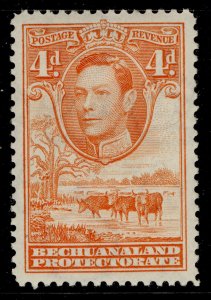 BECHUANALAND PROTECTORATE GVI SG123, 4d orange, M MINT.